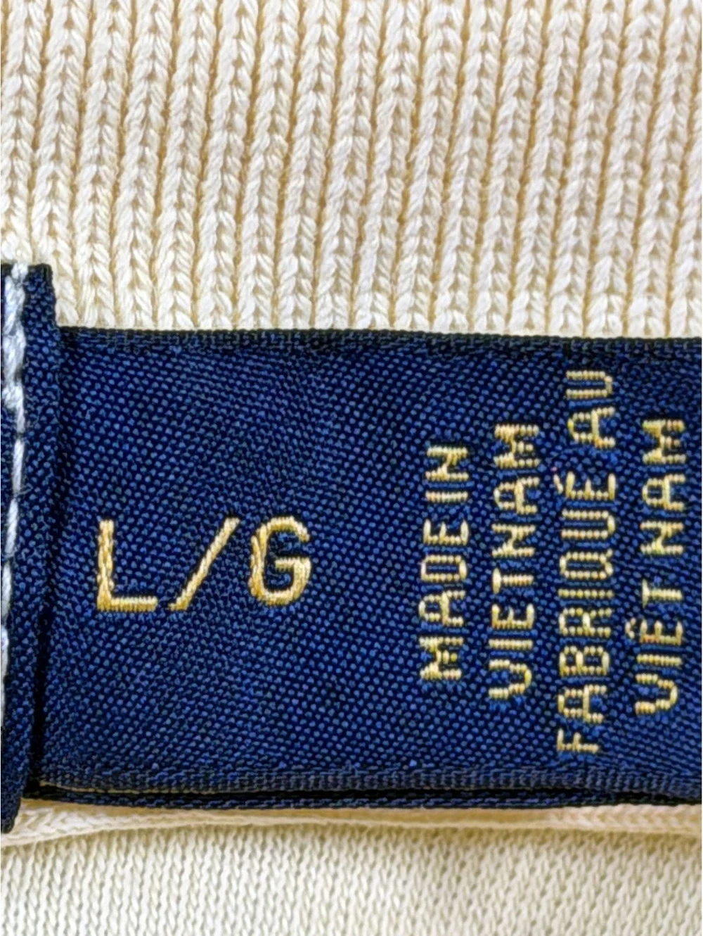 Polo Ralph Lauren Classic Fit Light Butter Yellow Polo Shirt L/G